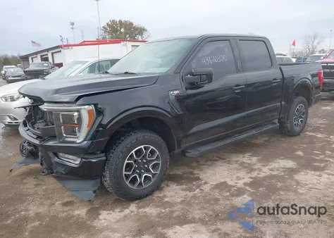 2022 Ford F-150 Lariat из США, поврежденный, VIN 1FTEW1EP4NFA75854